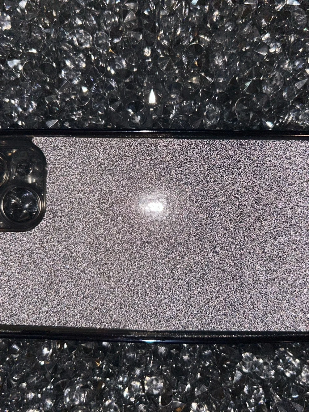 Sparkle Blue Magnetic Camera Ring Phone Case - Unbranded iPhone 15
